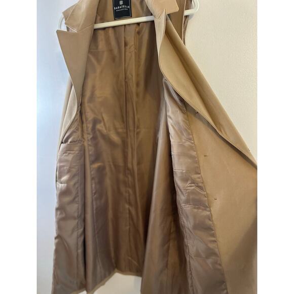 Bagatelle Collection Womens Camel Double Breasted Coat Dress Old Money Large - Picture 5 of 7